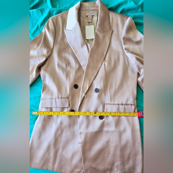 Satin Blazer Dress - Picture 6 of 9